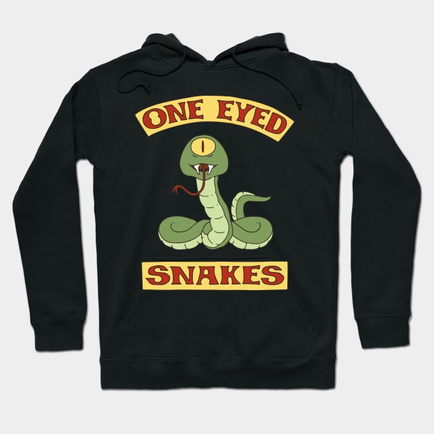 One Eyed Snakes Hoodie by GraphicTeeShop